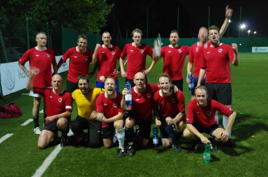 Lagbilde etter kampen mot Italia 2013.