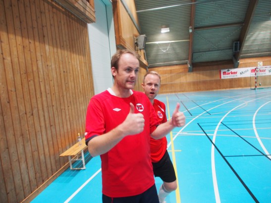 Sterke følelser i sving i Mossehallen. Jo Sannem og Sondre Midthun.